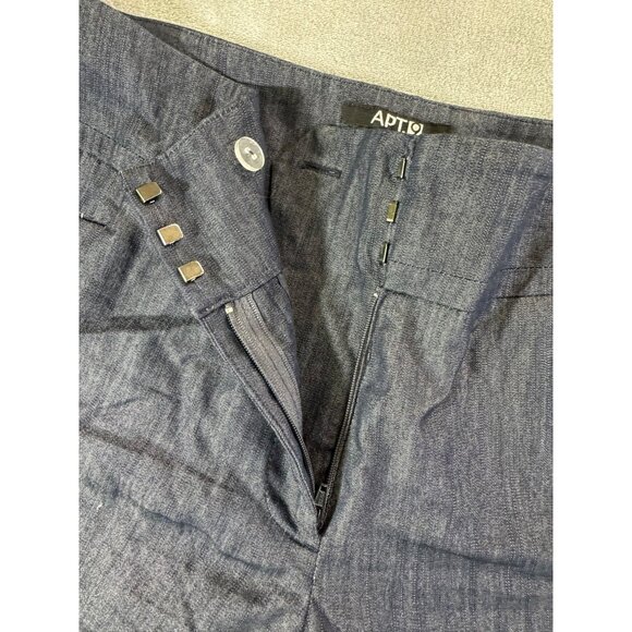 APT. 9 pants Women's 14 Gray Curvy Fit Flare Dress Pants - Picture 6 of 16